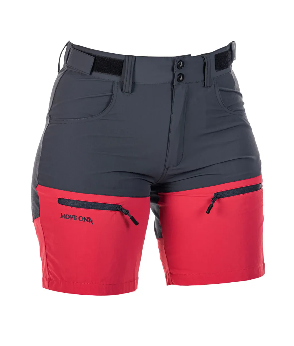 move on Skei shorts Granitt/Berry dame