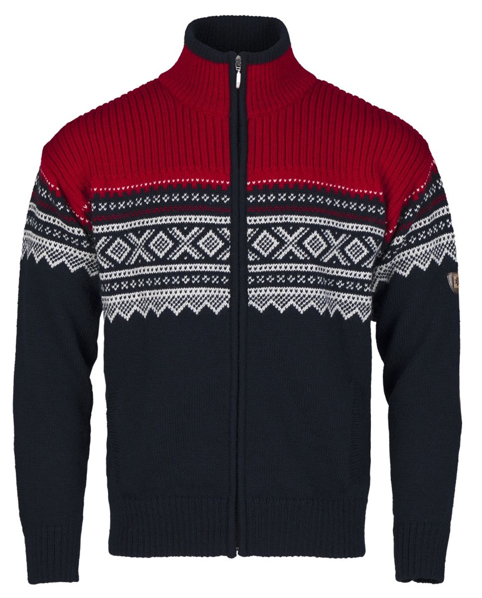 Marius by Bråtens Unisex jacket - Navy/red/offwhite