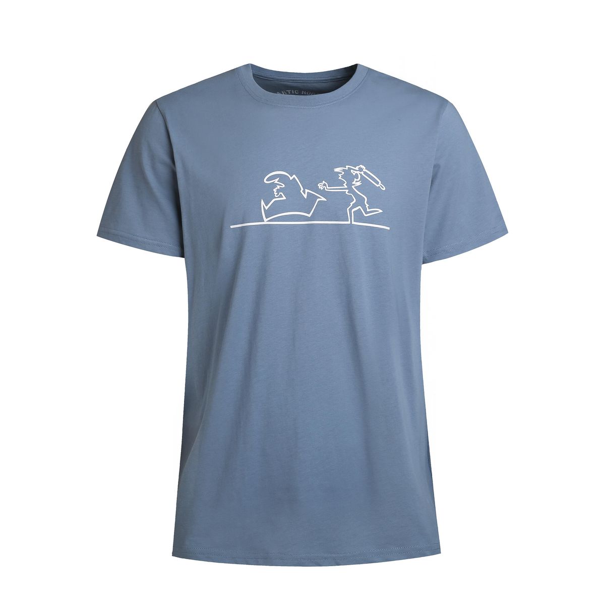 Artic North Streken Fight Hazel Blue T-skjorte herre