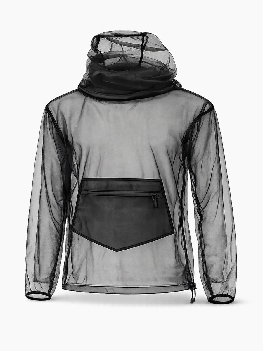 Move On Myggnetting jakke unisex Sort