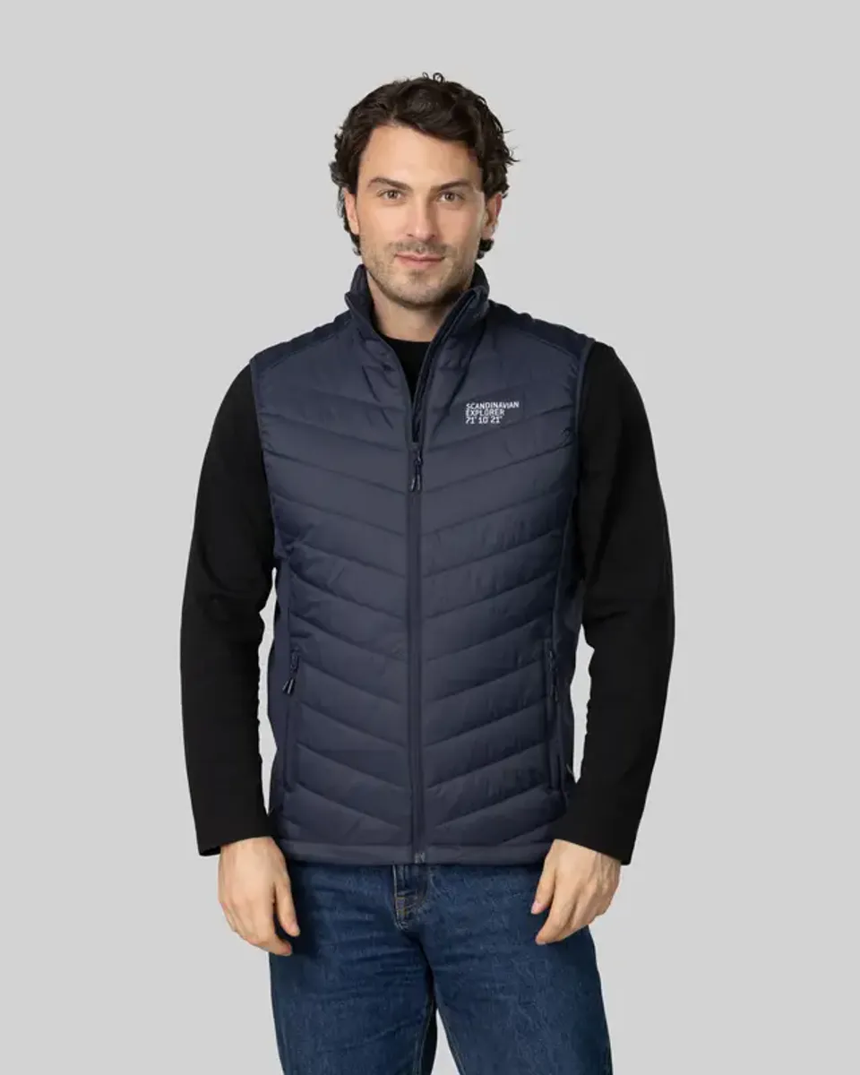 Scandinavian Explorer Hybridvest - Navy Herre