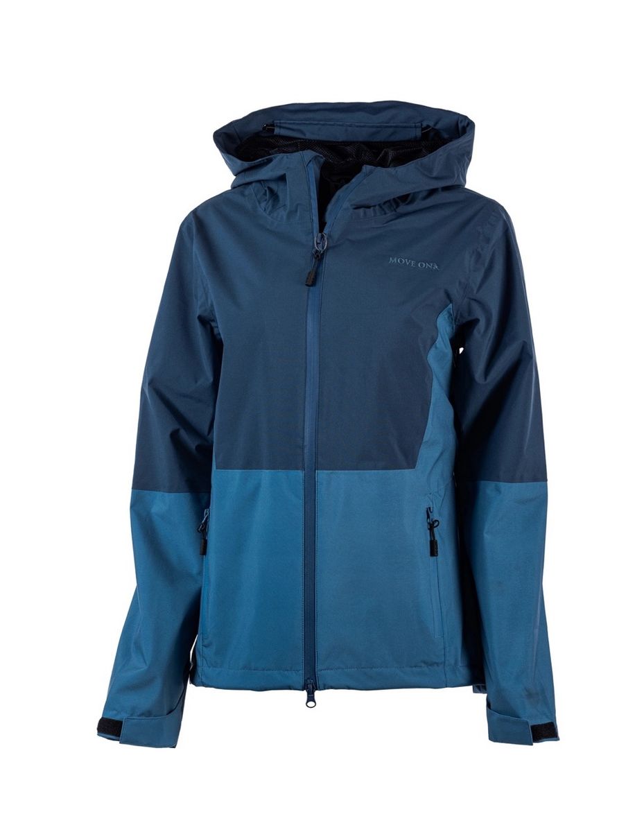Move On Lyngseidet Blue Teal/Ashes jakke og bukse dame