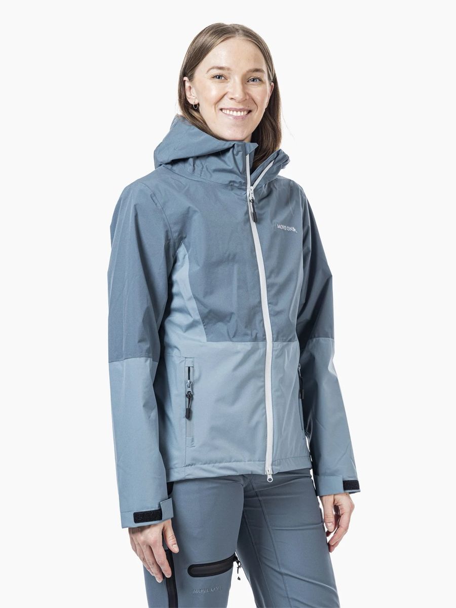 Move On Lyngseidet Iron Blue/Ocean Vanntett Jakke Dame