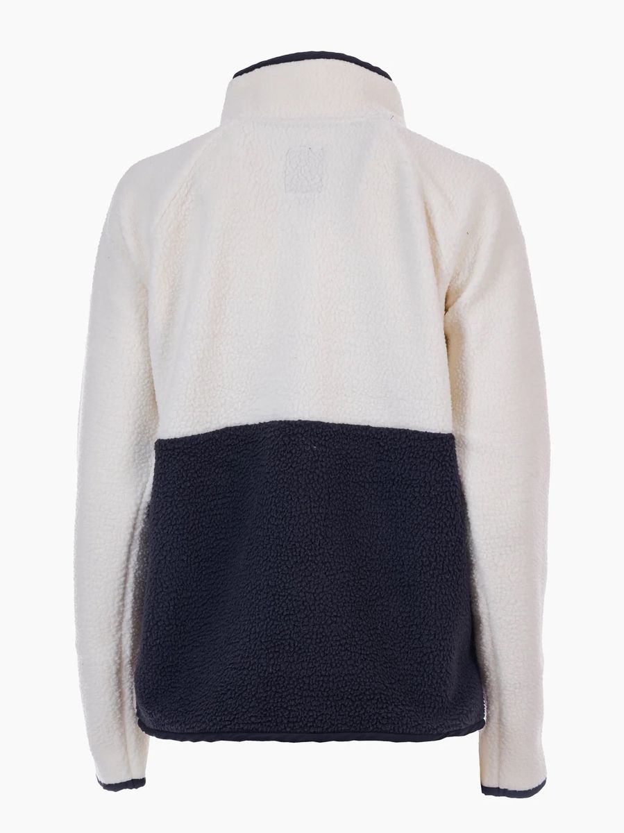 Uvdal fleecejakke dame Offwhite/Marine