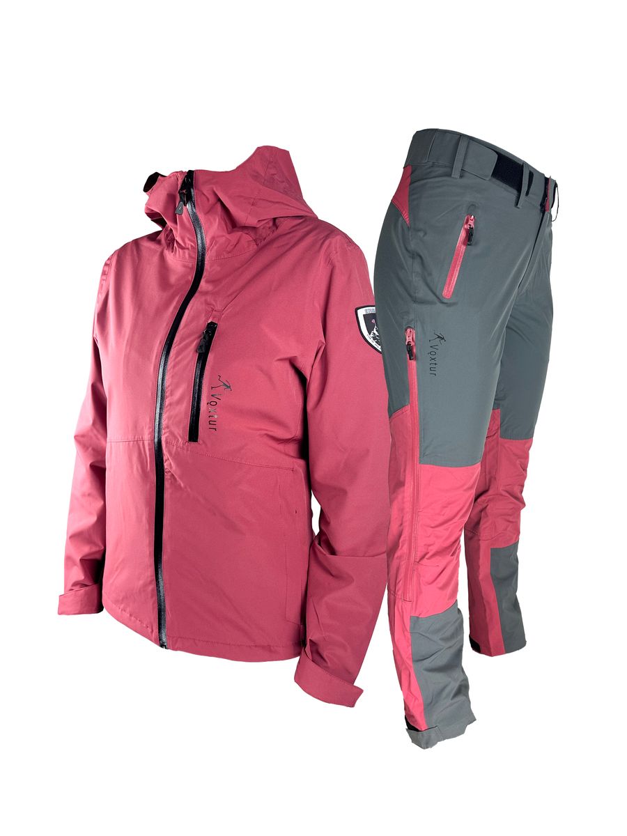 Voxtur Vindur Jakke og bukse Earth red