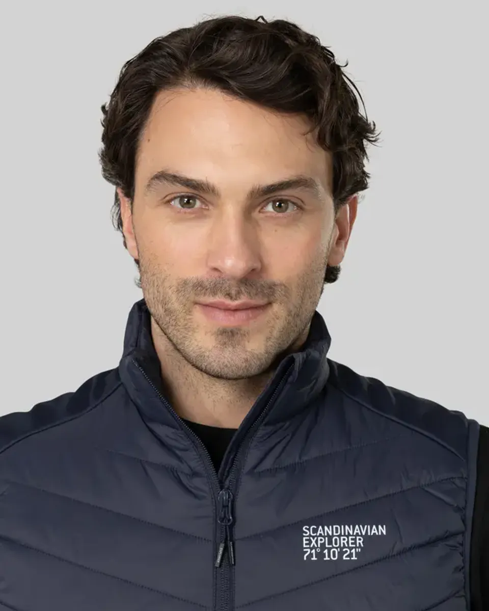 Scandinavian Explorer Hybridvest - Navy Herre