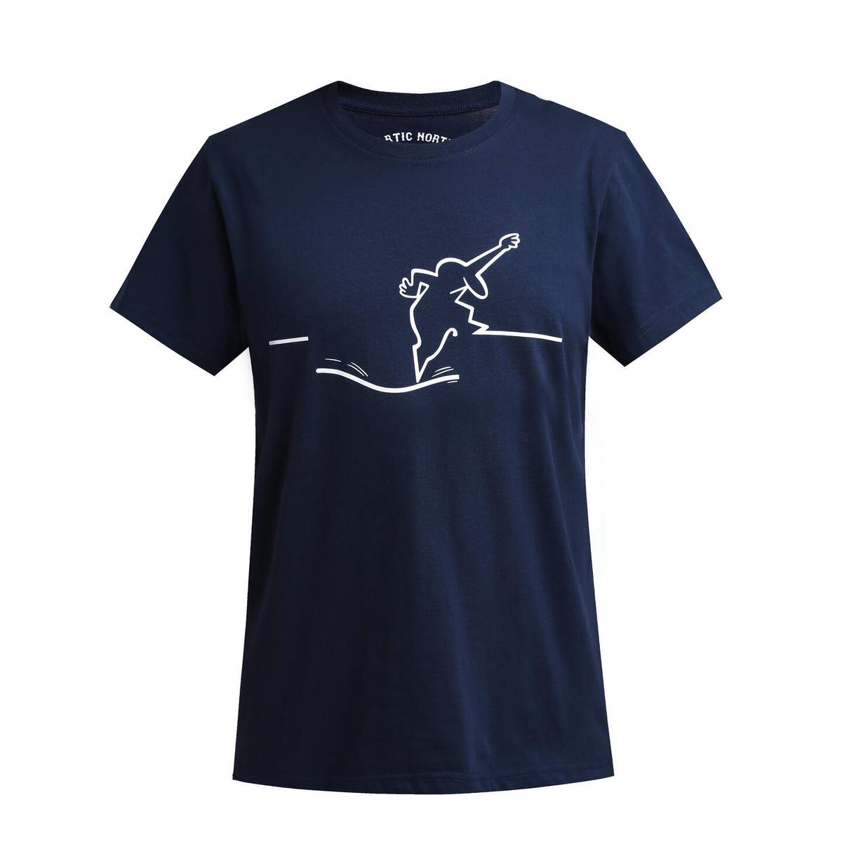 Artic North Streken Snubler Navy T-skjorte herre