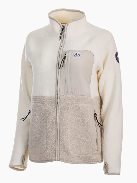 Hovedbilde Move On Uvdal Fleecejakke - Offwhite/Beige Dame